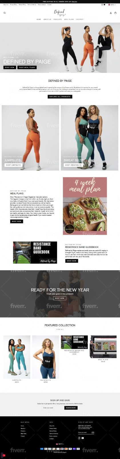 A- Z Shopify Store Setup 50 Products Premium Theme Branding Stock Photos SEO