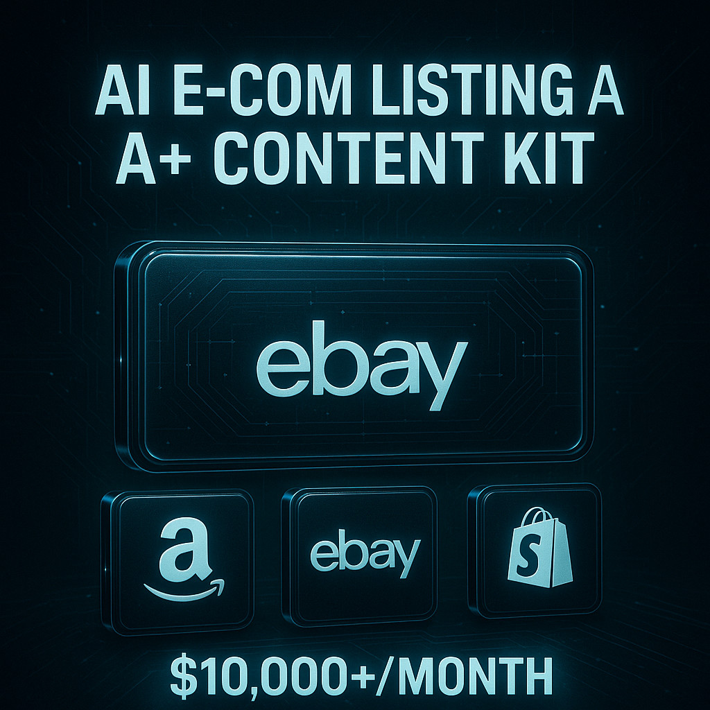 AI E-Commerce Listing & A+ Content Kit
