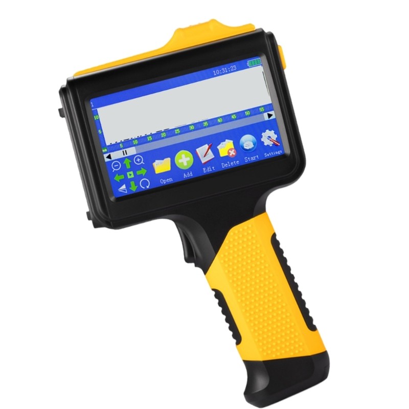 Handhelds Inkjet Printers 12.7mm BarBatchCode Date Number Jet Inkjet Printers