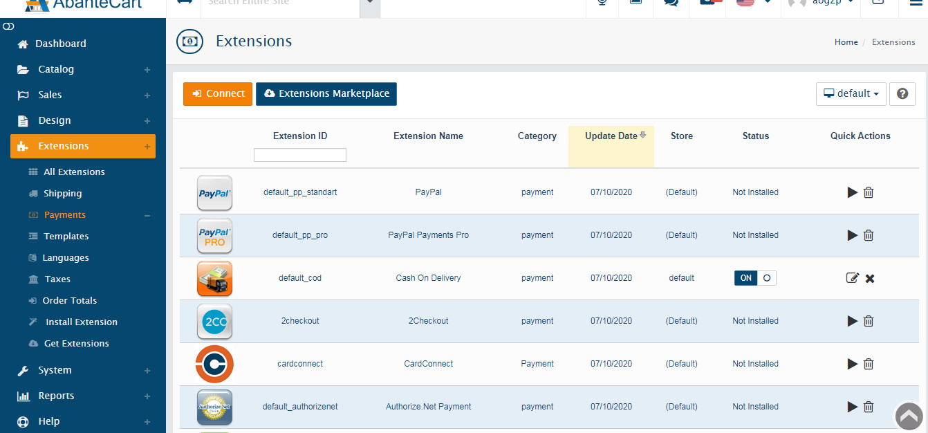 Web Based E-Commerce Software Installation and Support