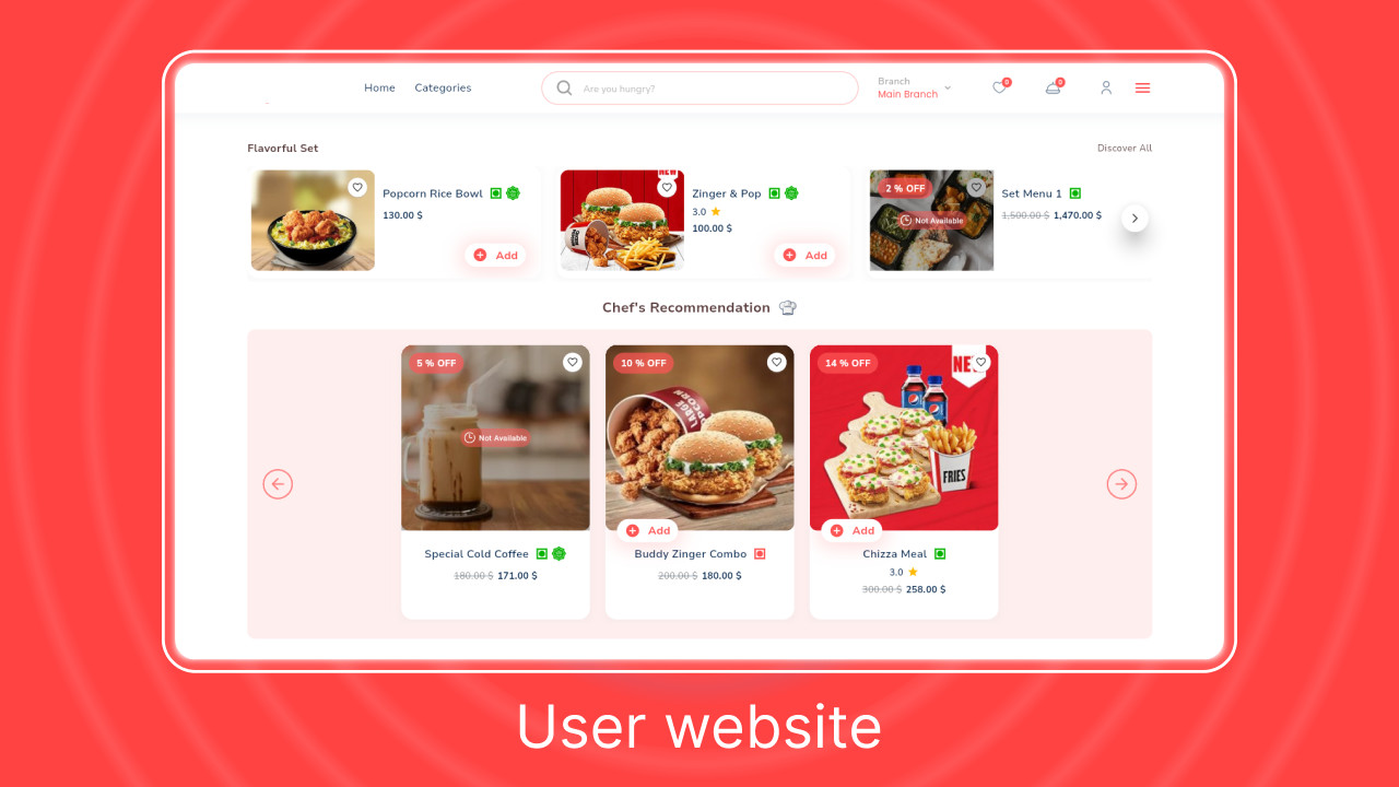 YumGo Multi-Branch Food Delivery Flutter App | Laravel Admin Panel + Website