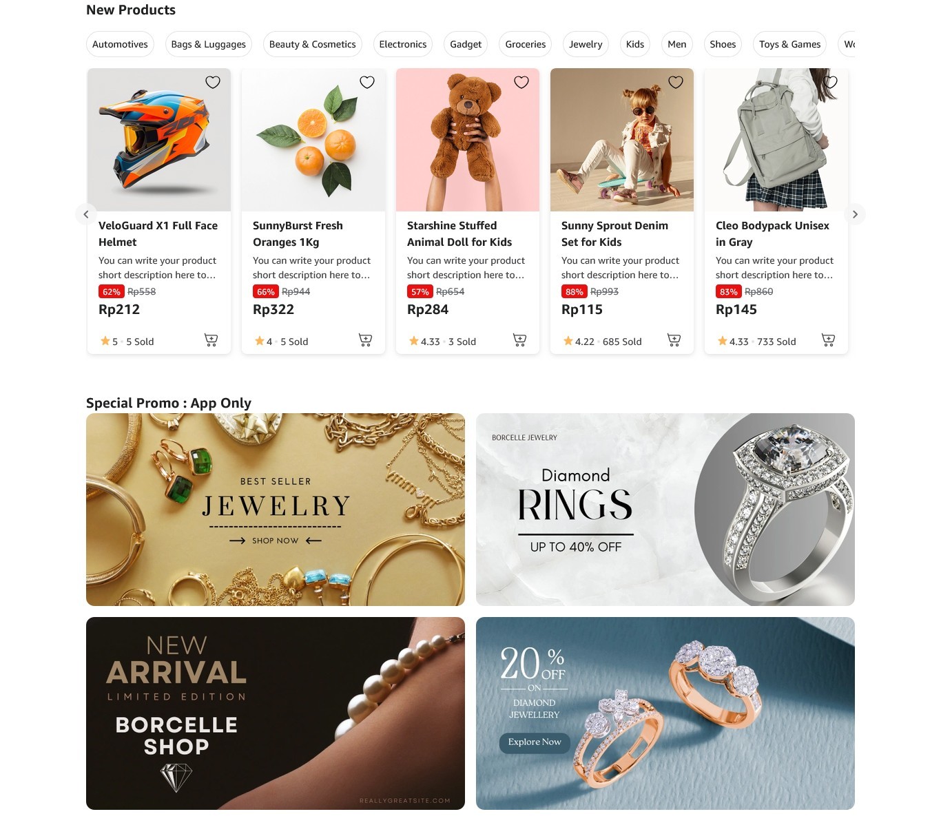 MalloraSHOP WooCommerce Flutter App | Android + iOS | eCommerce Store App