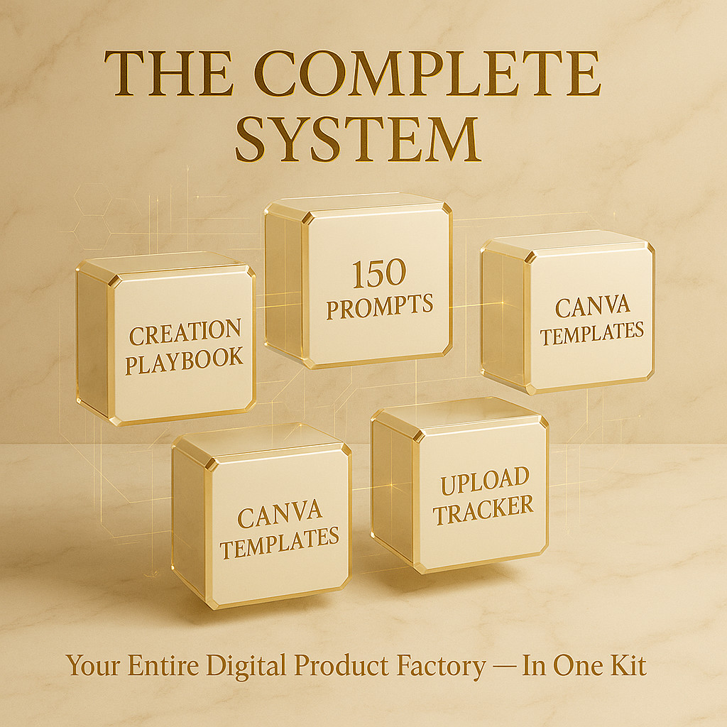 AI DIGITAL PRODUCT FACTORY — PLR & Etsy Store Builder (Create & Sell Fast)