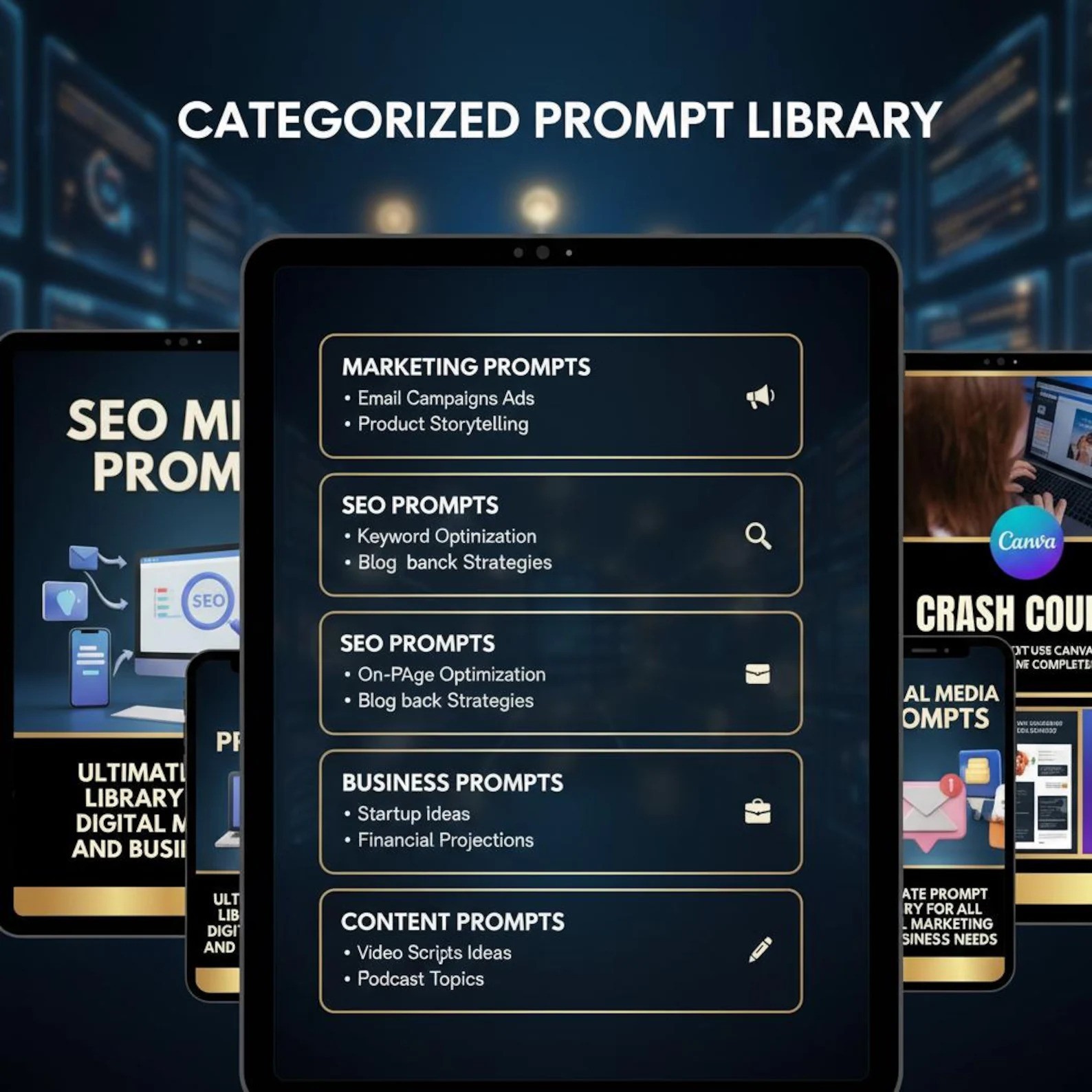 50,000+ ChatGPT Mega Marketing Bundle: PLR Prompts & Guide (Digital Download)