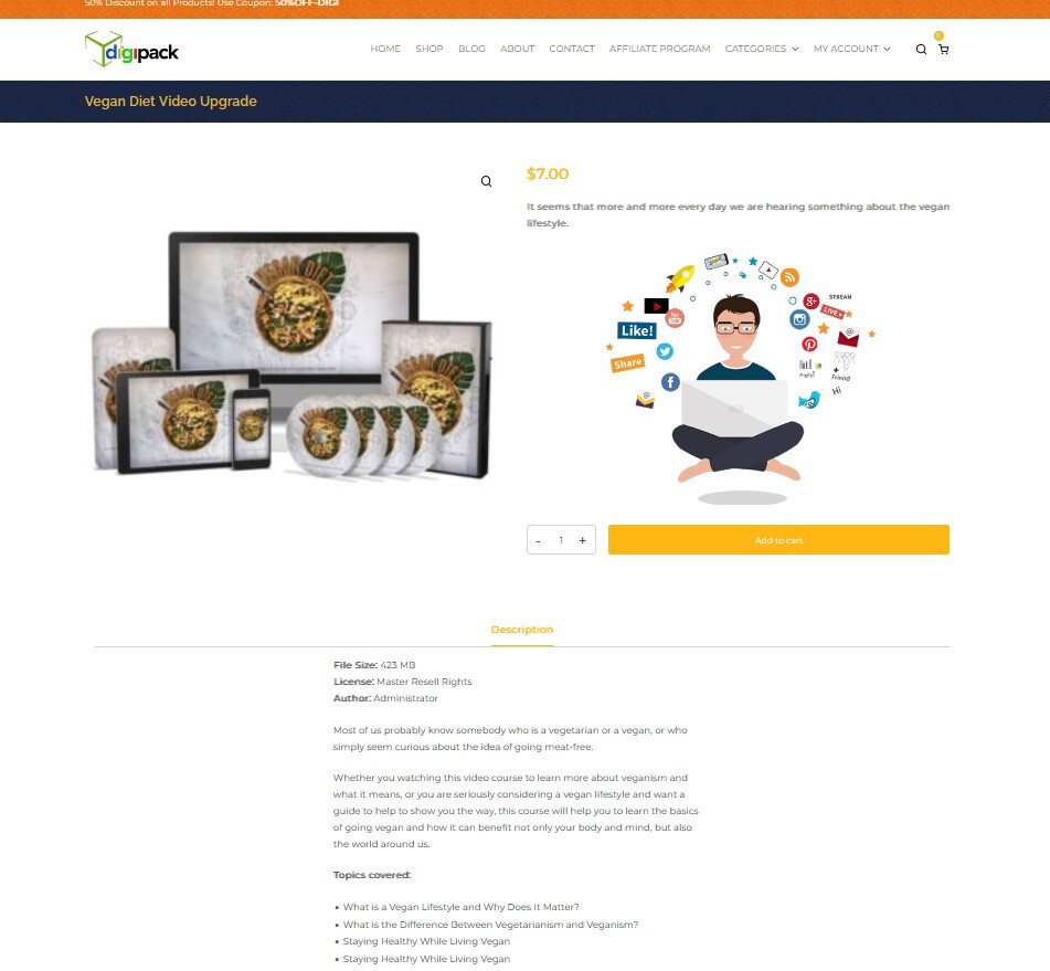 Money Making Digital Download Products Store Website + 400 Products Included