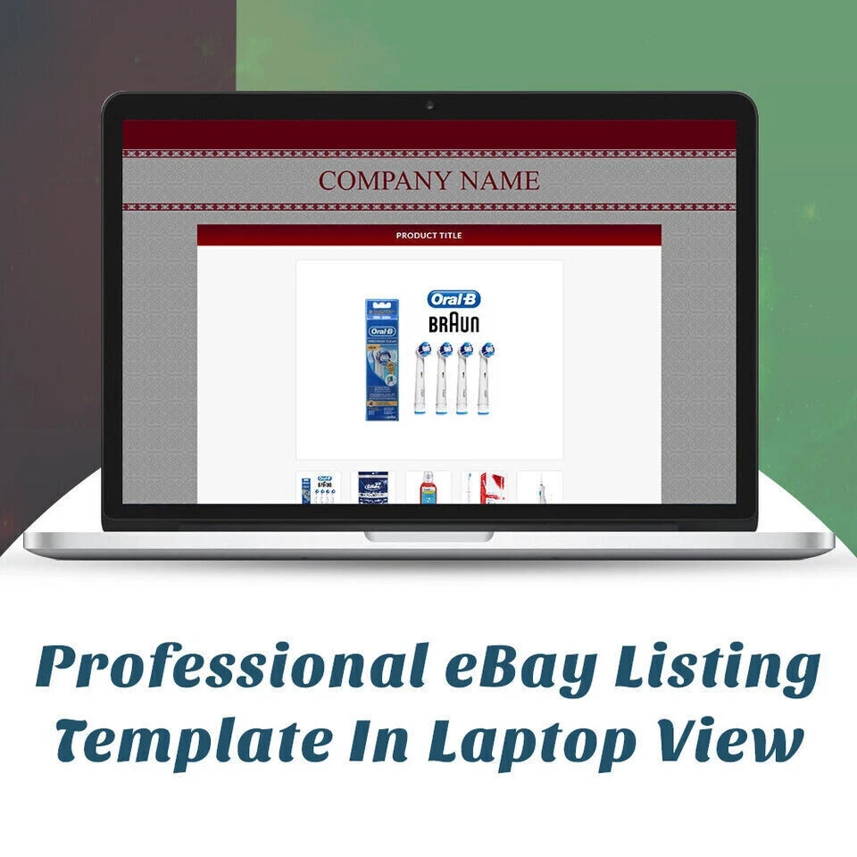 eBay Templates Mobile Responsive eBay Listing Auction Template 2025 Ready