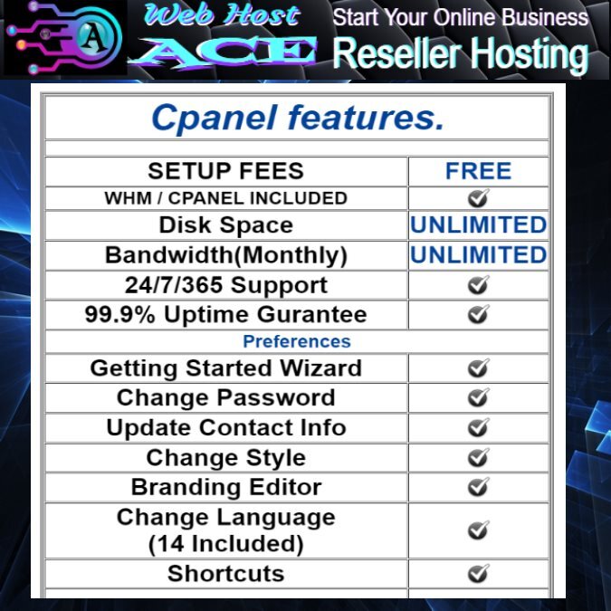WordPress Hosting Website*Master Reseller Hosting*WHMCS Software*Free SSL+Stuff