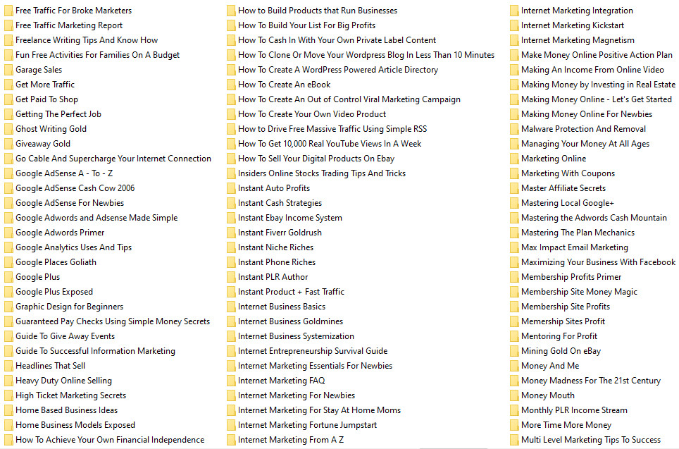 408 E-Book’s About Making Money (English) – PLR License