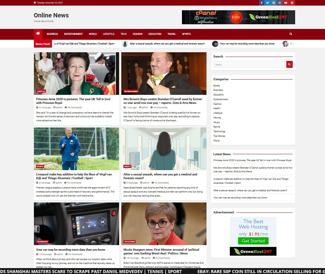 NEWS Website – Autopilot – Free Installation + Hosting + SSL