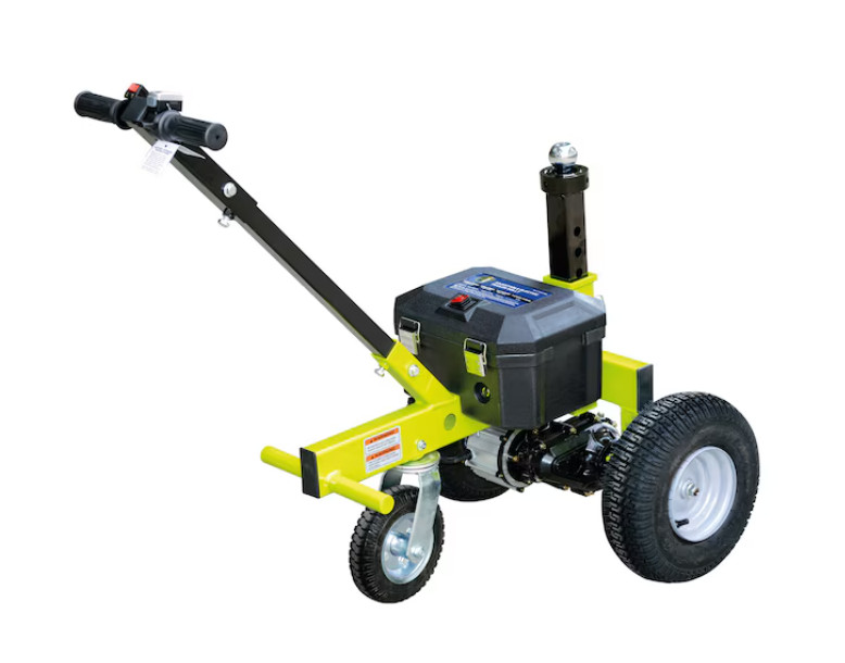 Tow Tuff TMD-35ETD8 Adjustable 3500 Lbs Capacity Electric Trailer Dolly Green