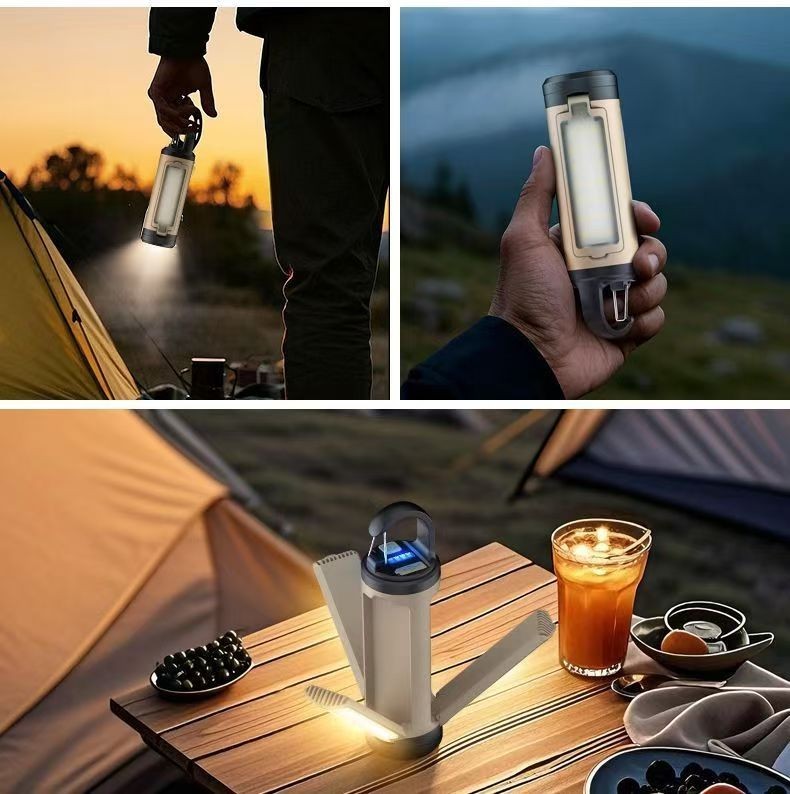 MUDISEN Outdoor Folding Camping Tent Work Atmosphere Multifunctional Lighting