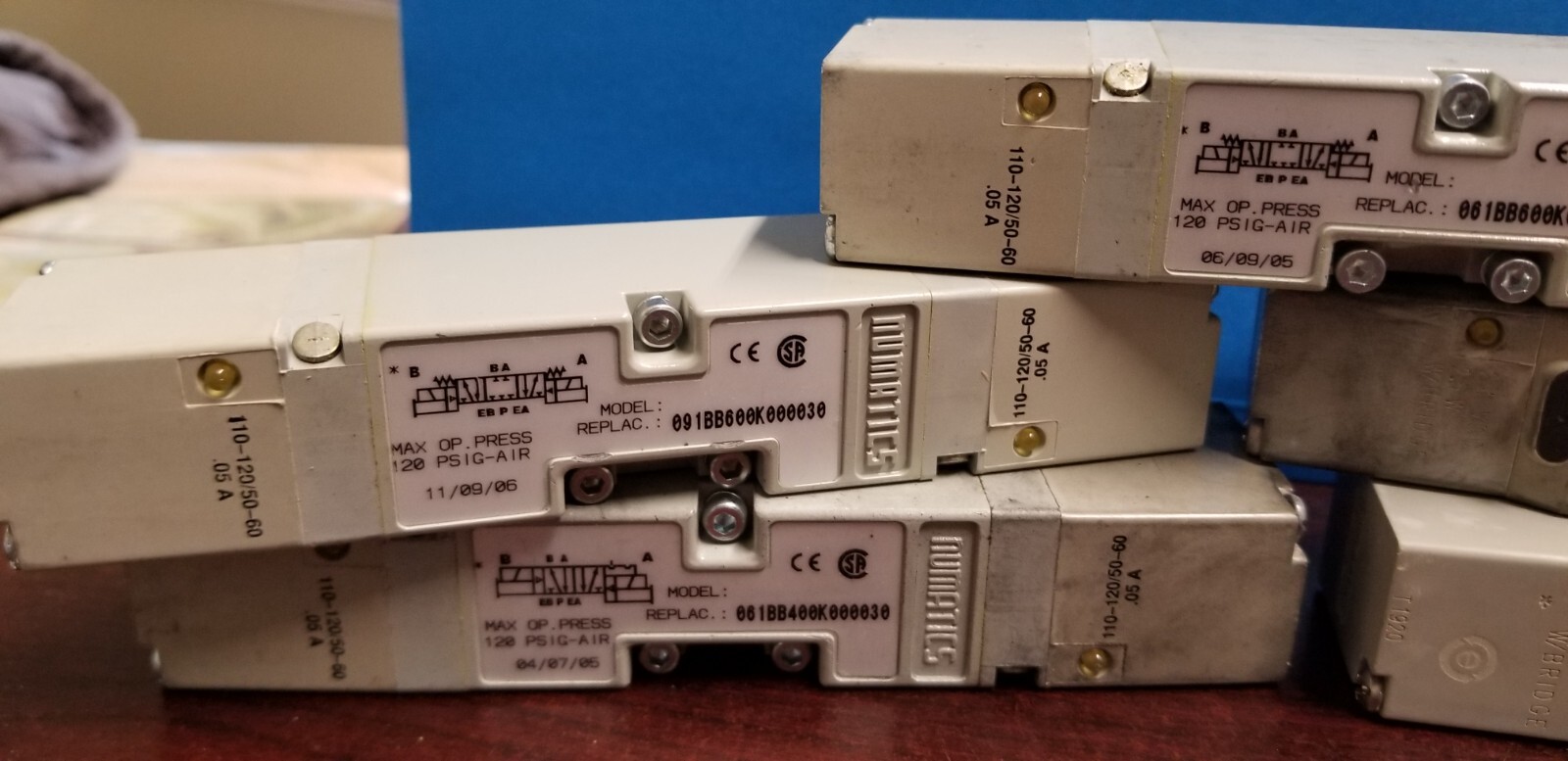 NUMATICS VALVES USED AND NEW