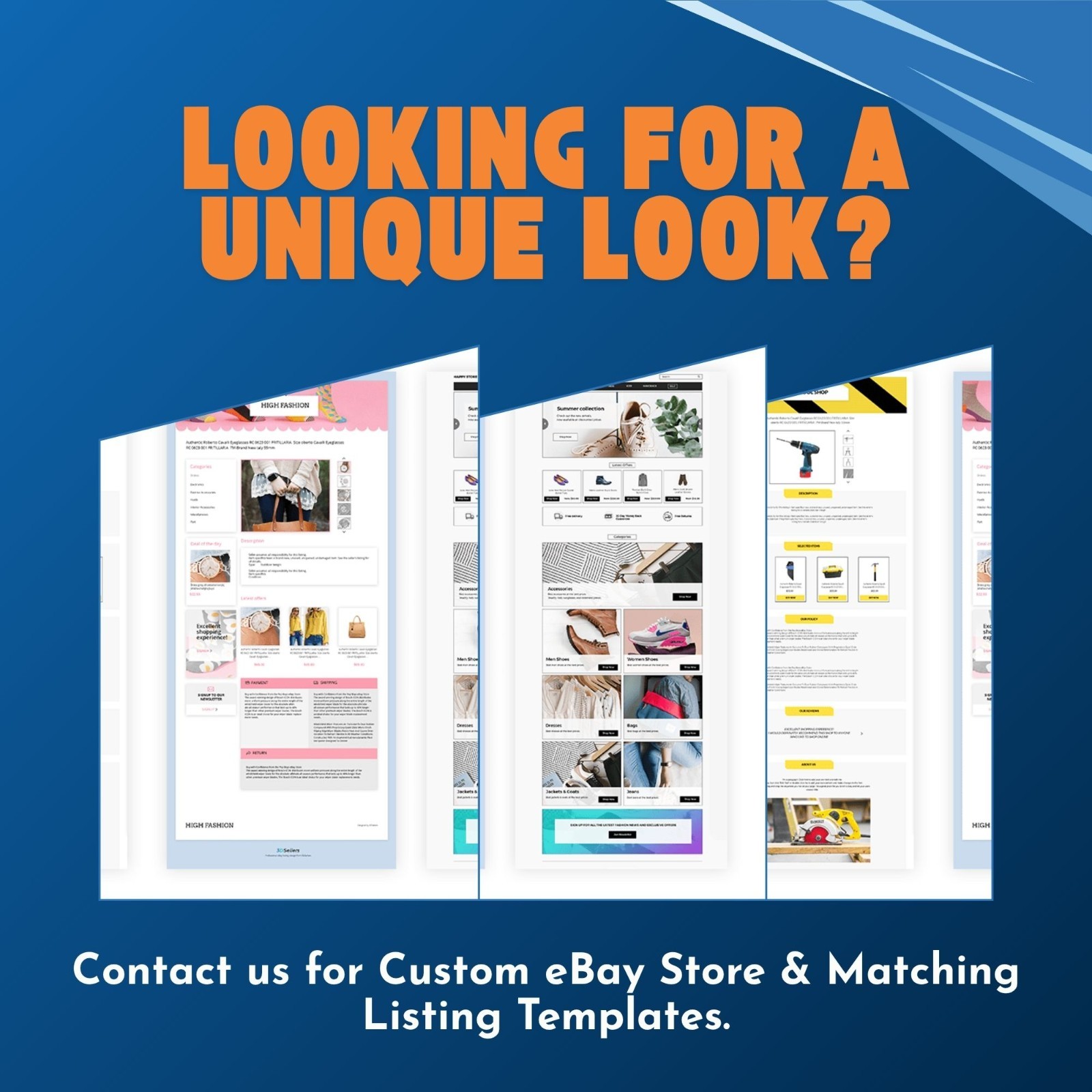 eBay Listing Template Professional Responsive Mobile Design HTML 2026
