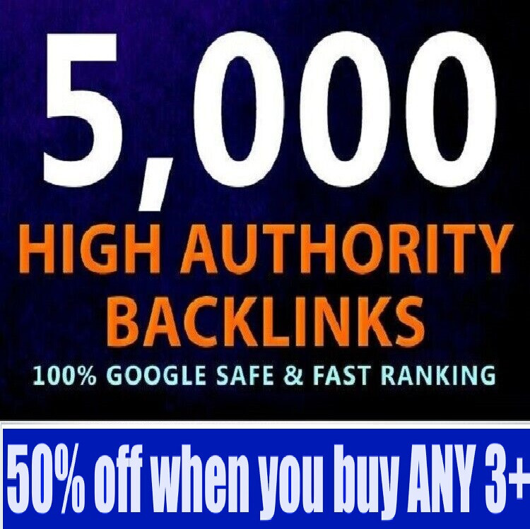 5000 Contextual Dofollow Backlinks / SEO Links Building Service