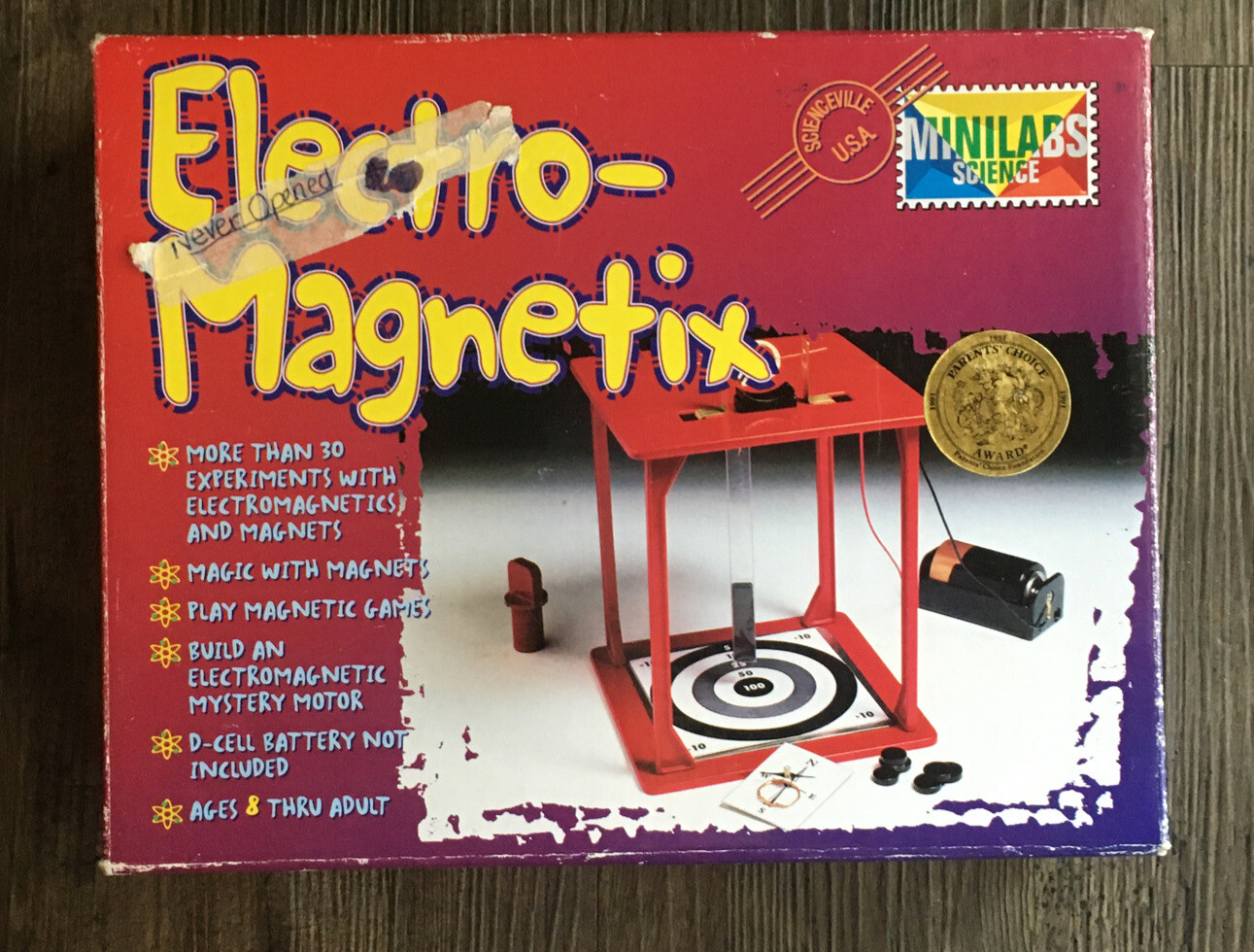 New Electro-Magnetix Science Kit 30 Experiments with Magnets Home School Fun NIB