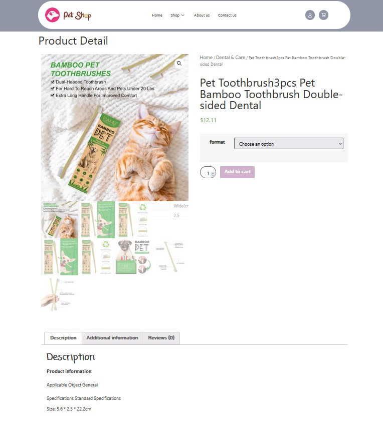 Pet Supplies Store, Dropship Website