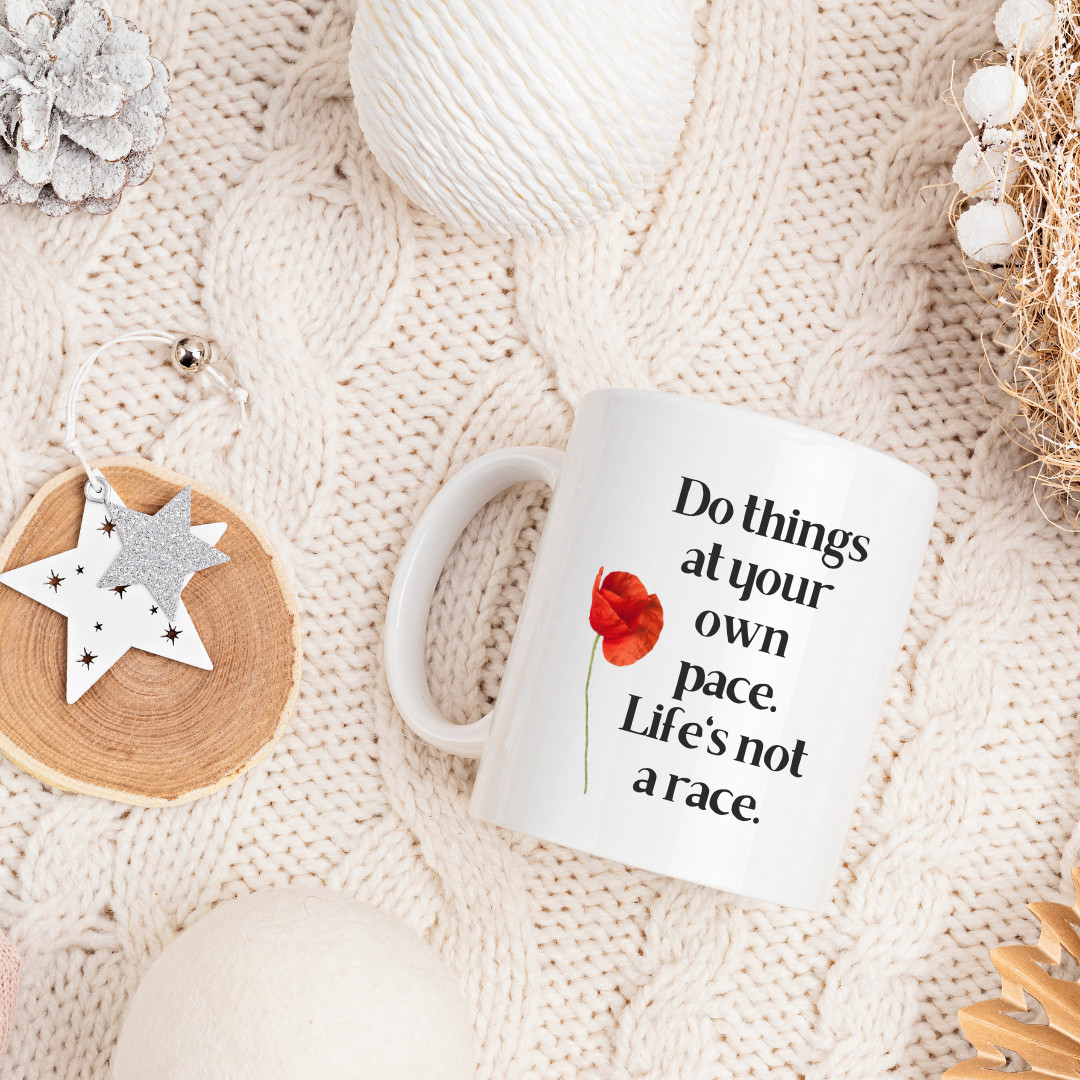 Canva Templates Pro -Grey and White Minimalist Coffee Mug Mockup Instagram Post