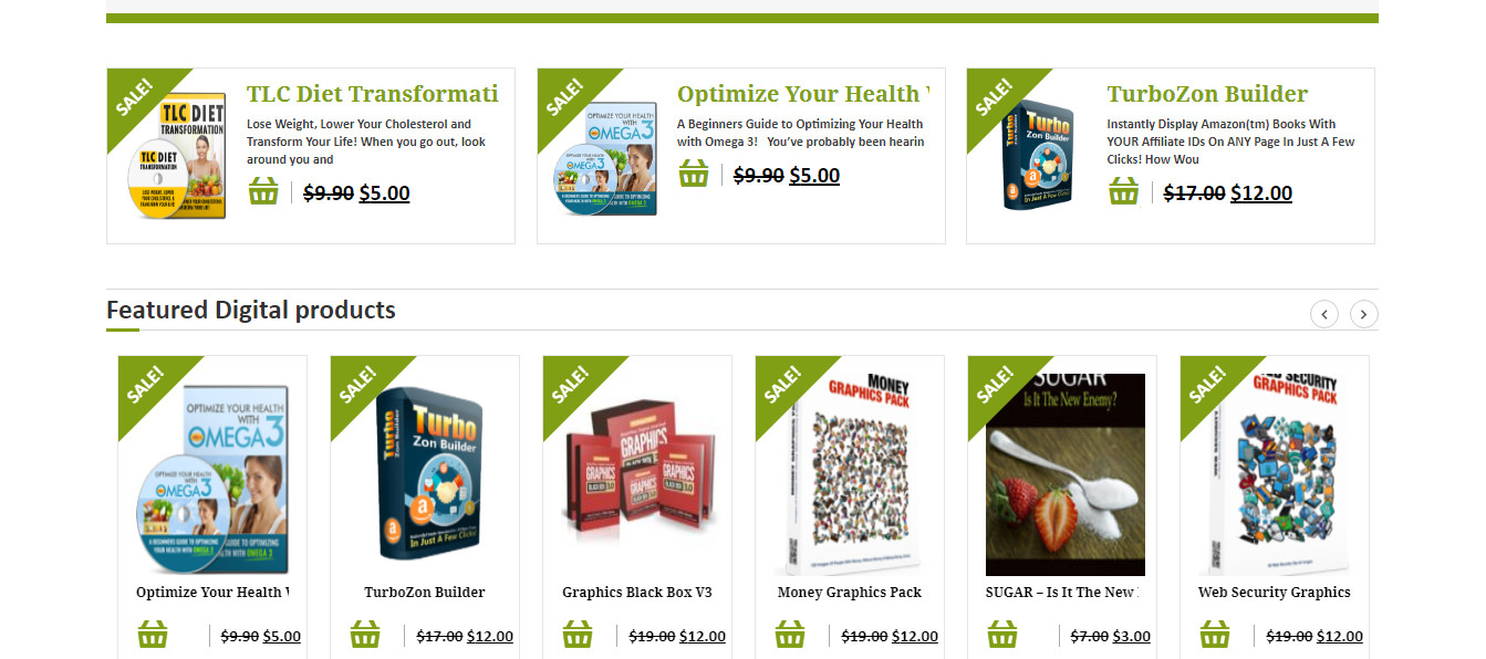 100% PURE PROFIT on Autopilot Book & Digital Downloads Store Business Website