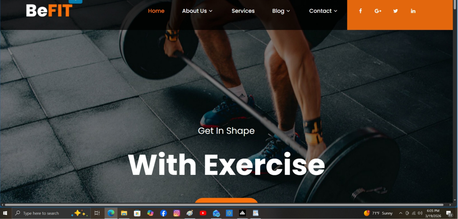 PERSONAL TRAINER – Website for sale (For the self-employed)