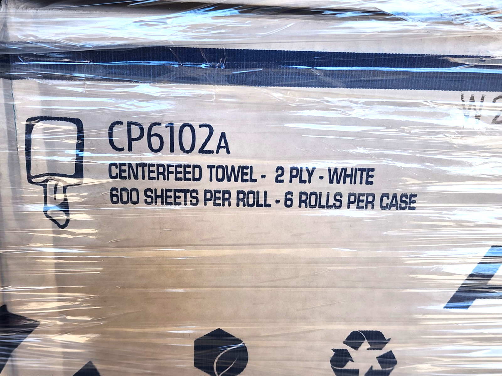 37 Cases of WholeSale Liquidation Pallet Centerfeed Towel 2 PLY White, 222 PCS