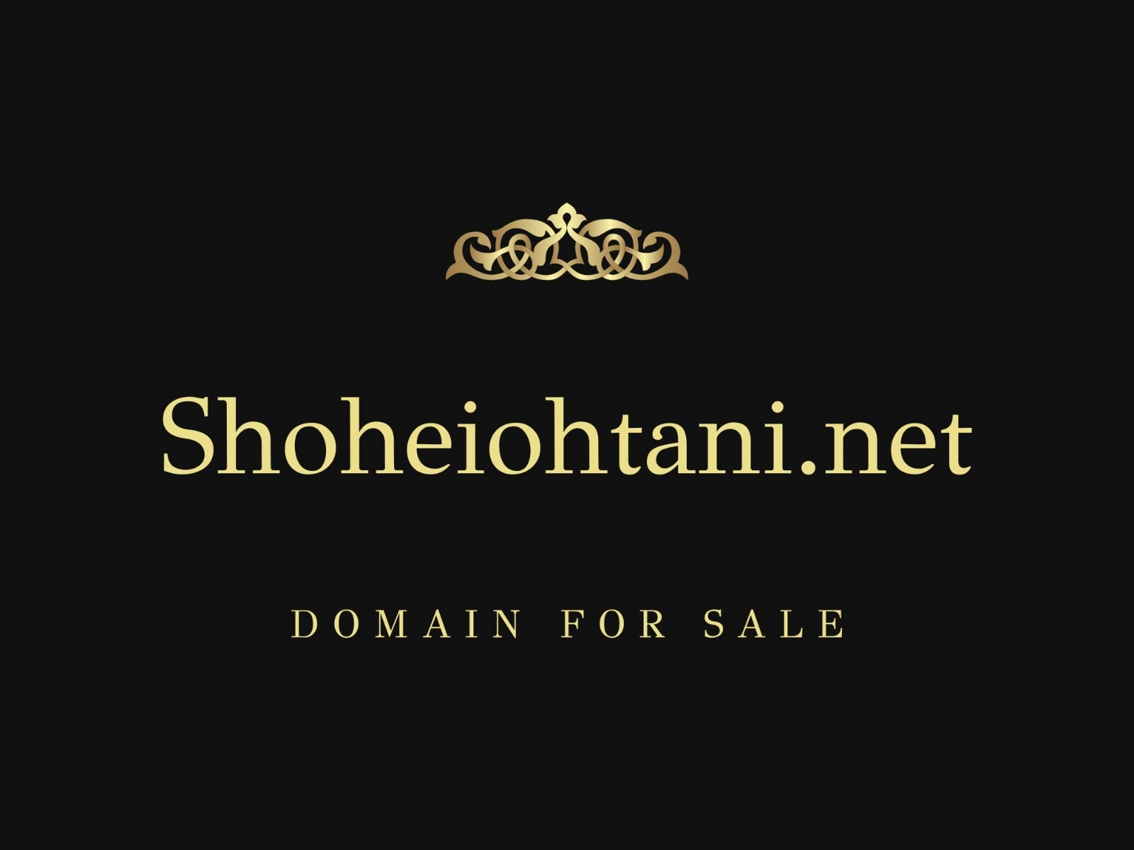 ShoheiOhtani.net – Premium Domain Name Sale – Best Baseball Player of our time!