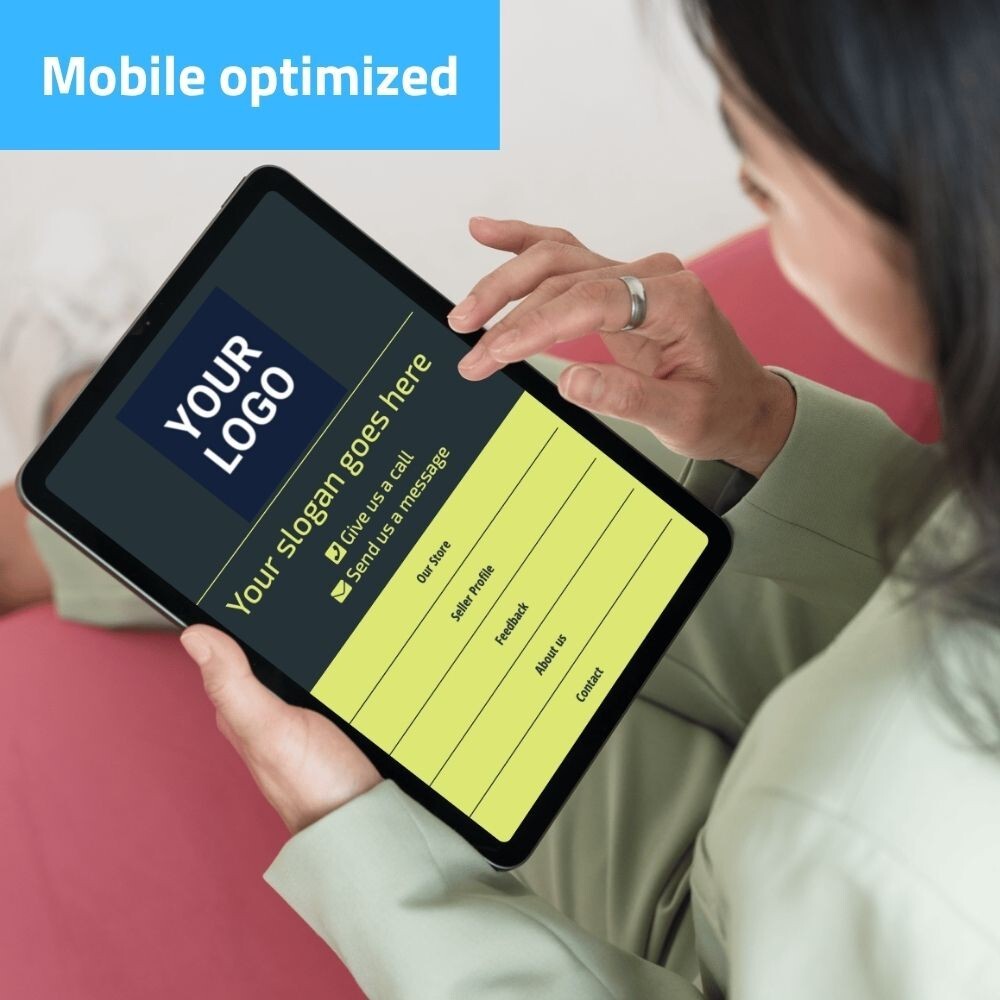 HTML eBay Template RESPONSIVE MODERN – Green