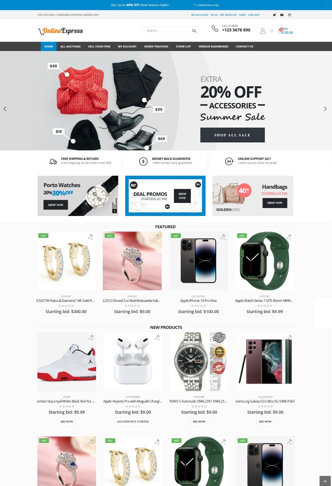 Auction Website For Sale (WordPress) – Free Install + Hosting
