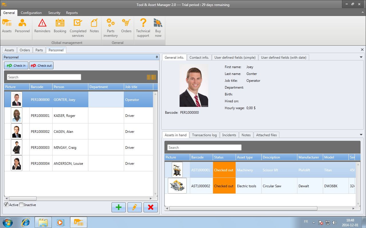 Tool and Asset Management Software – Small to Mid-sized Businesses – Try it free