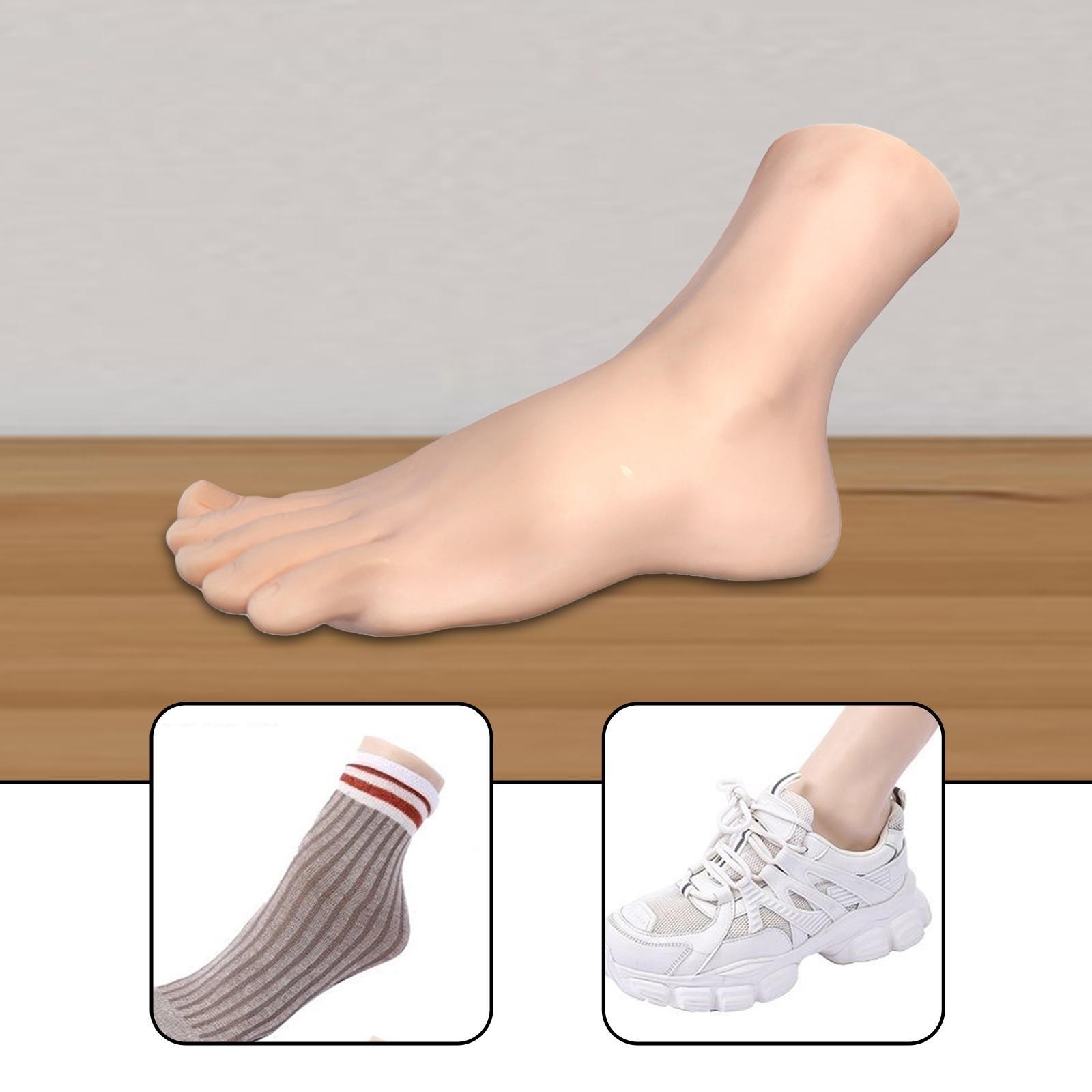 Female Foot Model Fake Foot Mannequin Left Versatile Sock Sandal Display Model