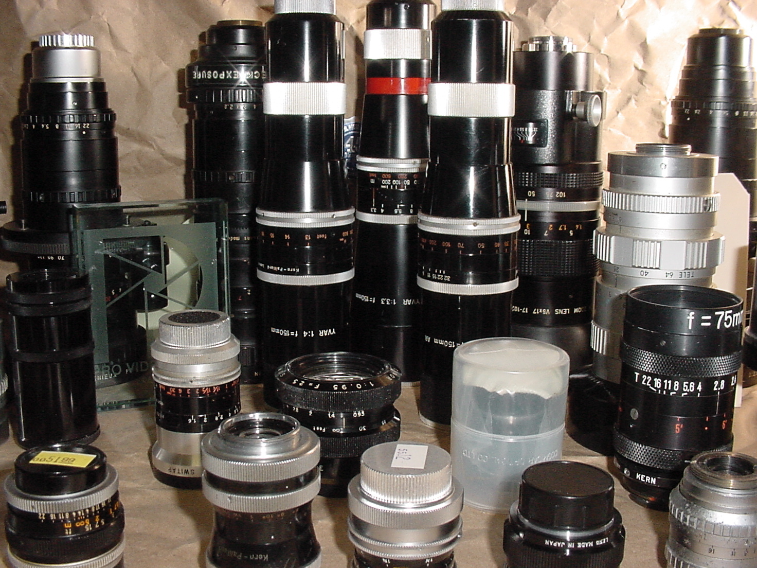 Lens lot CINE C MOUNT for Bolex Digi Black Magic, ADAPT2 MFT, NEX, N1 MAKE OFFER