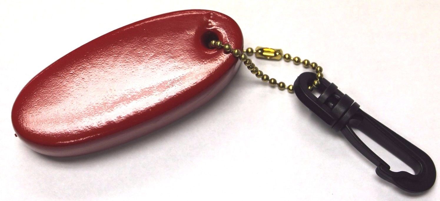 NEW ATLANTIS KEY FLOAT RED WITH CHAIN JET BOAT FISHING MARINE JETSKI WAVERUNNER