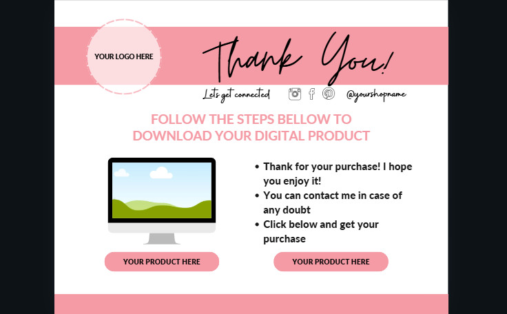 Digital Mock Up Templates Edit in Canva 128 pg Etsy Instagram & More MRR Rights