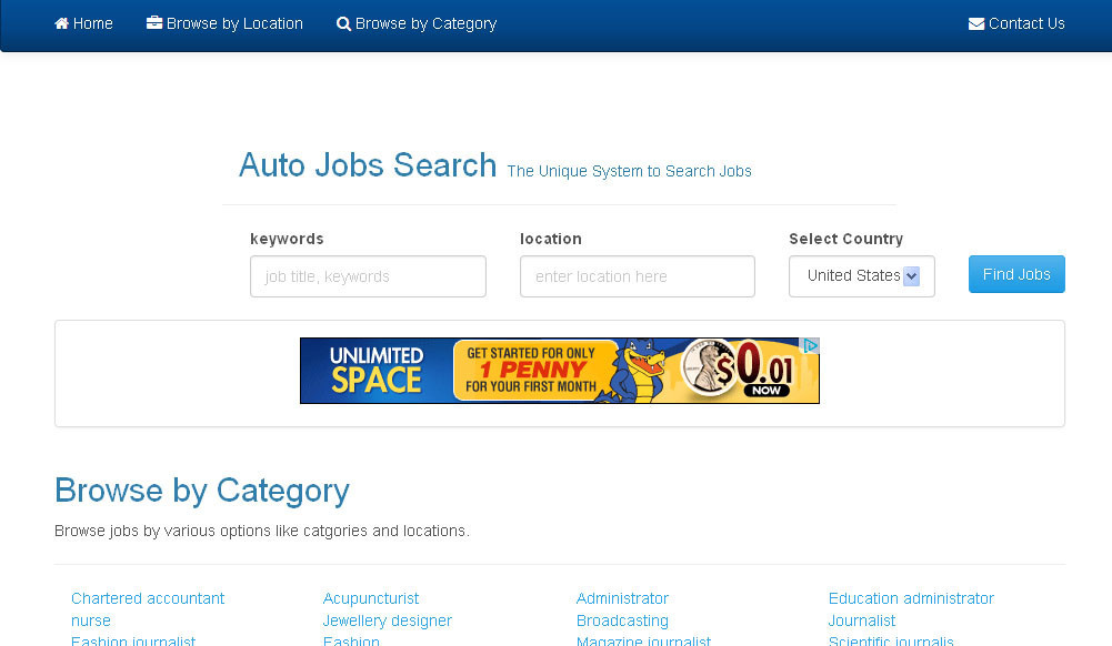 Job Search Engine website + Free Hosting and Installation