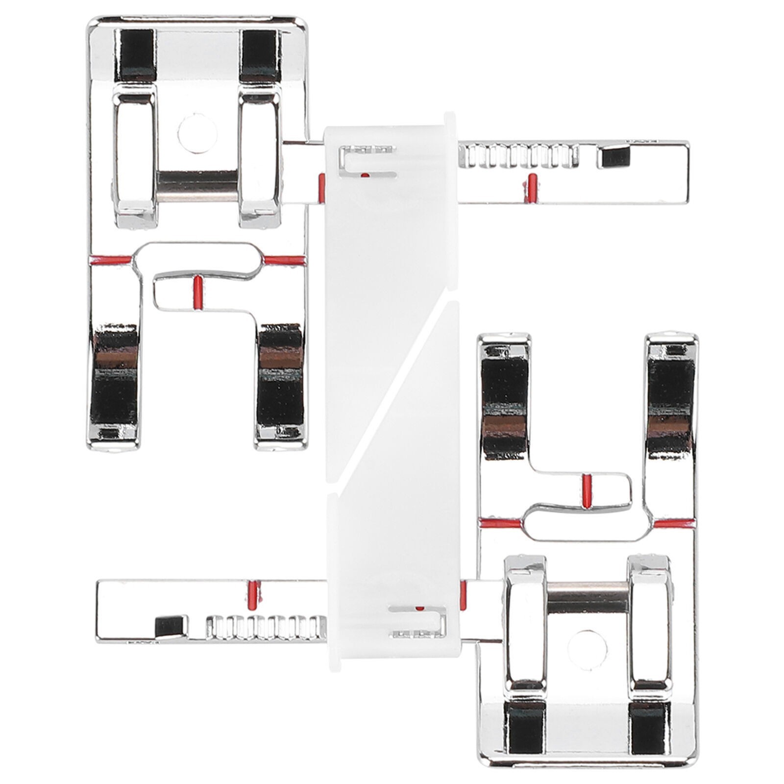 2Pcs Adjustable Guide Presser Foot for / Sewing Machines
