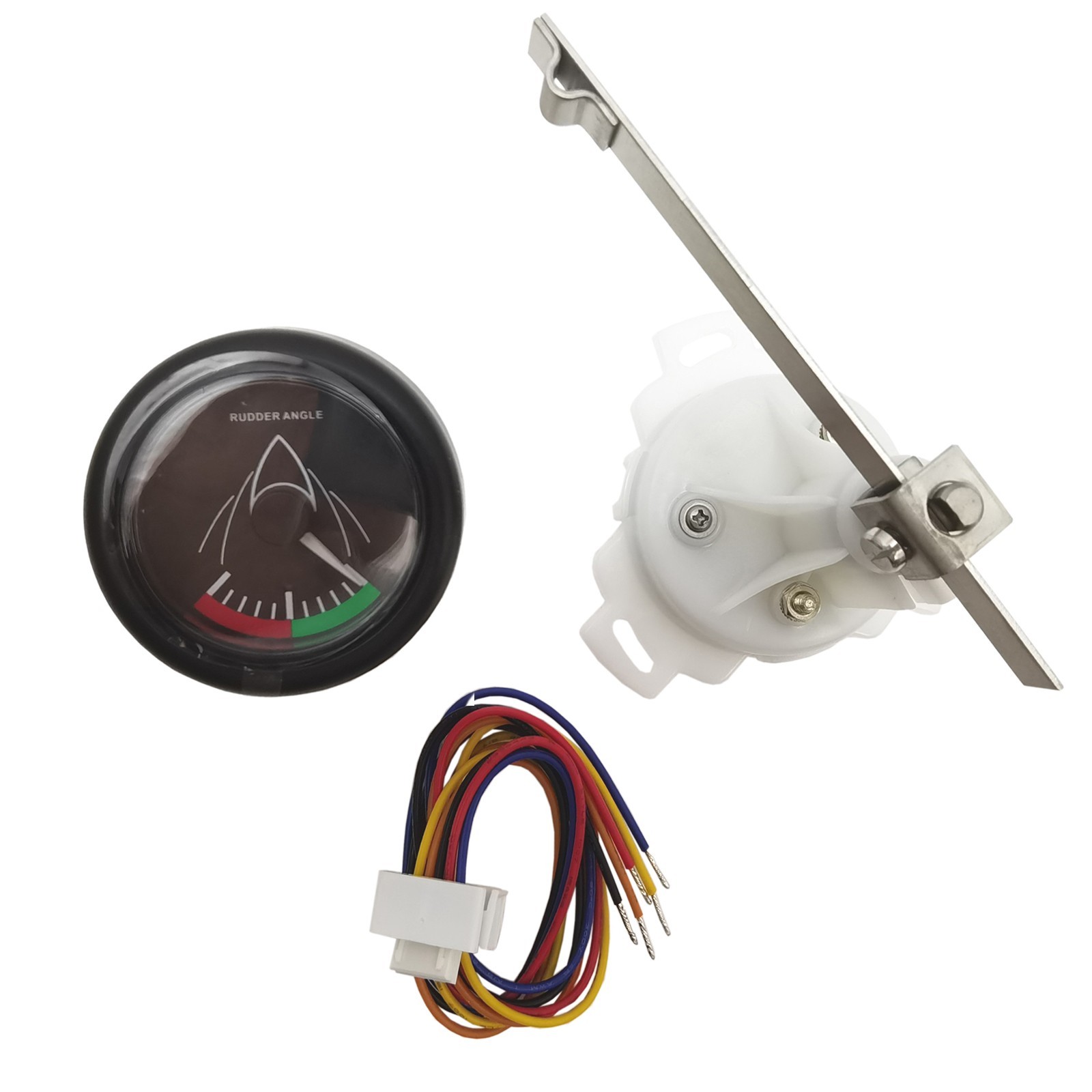 Boat Rudder Angle Indicator with Marine Rudder Direction Sensor 12V/24V 0-190Ω