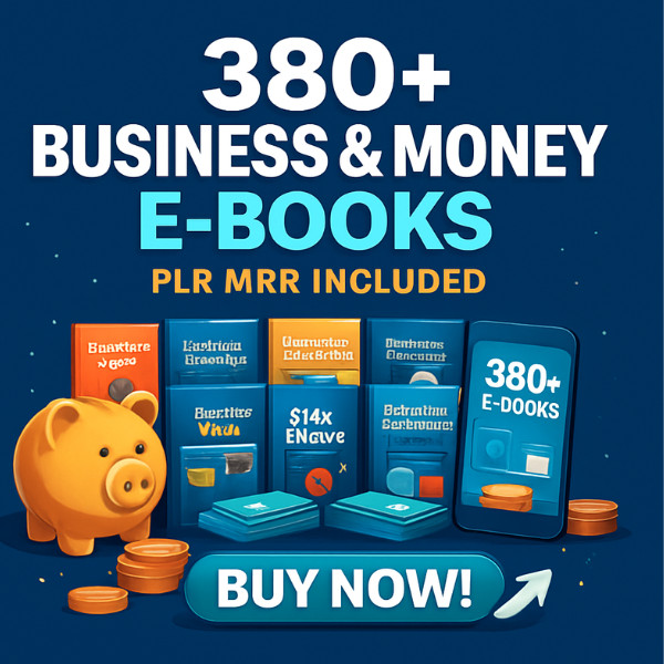 380+ Business & Money Ebooks Bundle Ready for Resale! 🎉