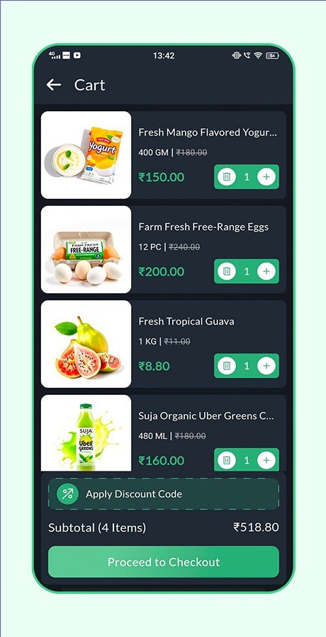 GrocerOne Multi-Vendor Grocery Delivery Flutter App | Android, iOS, PHP Website
