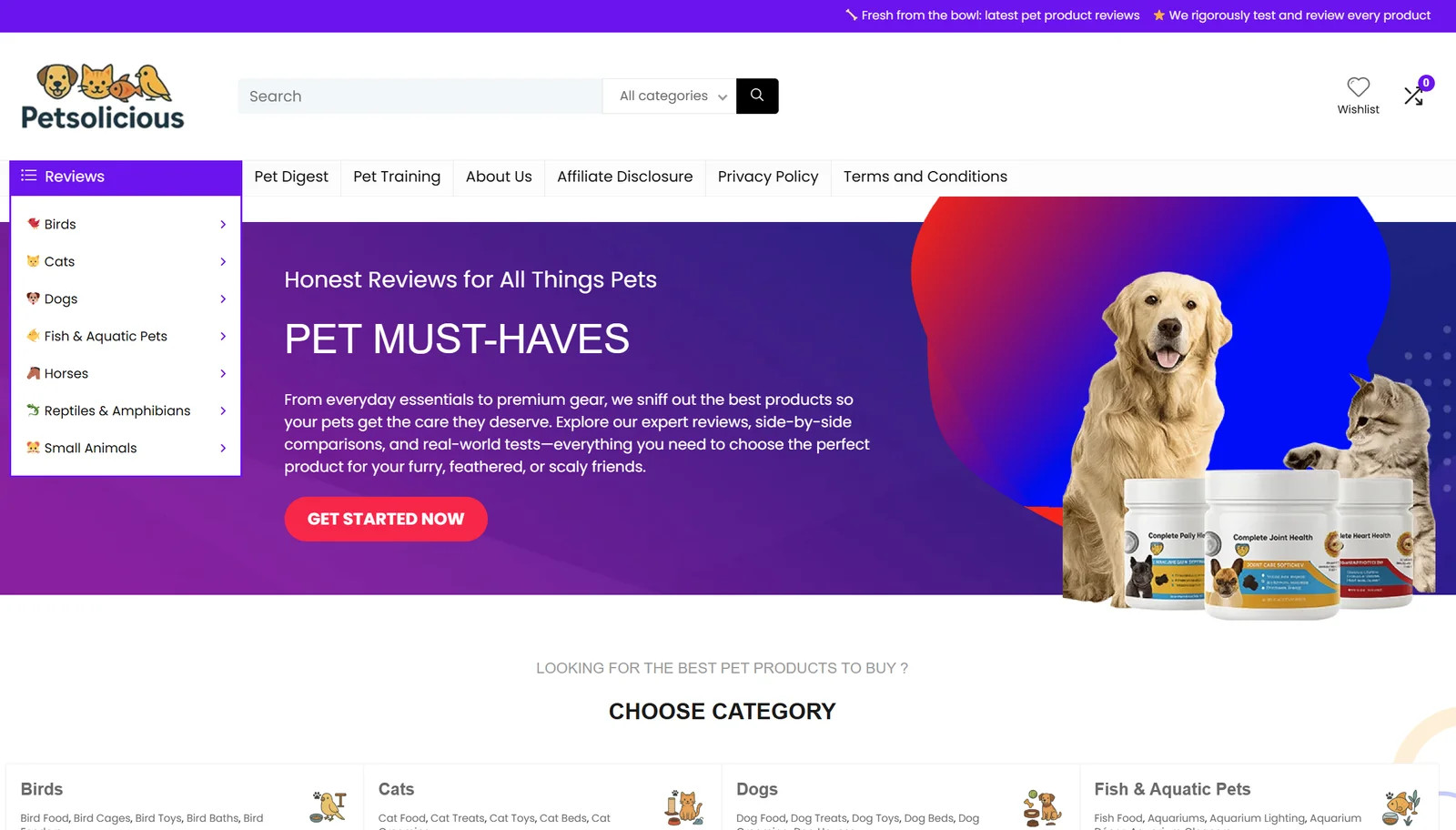 Pet Affiliate Website AI-Powered – Earn Passive Income!