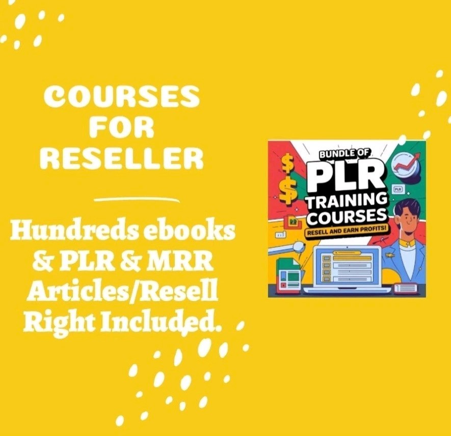 Digital Products Training Courses. New Opportunity For Resell and Earn Profits.