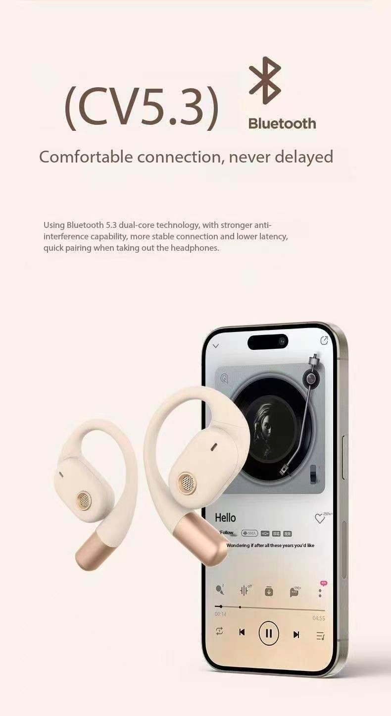 SHEYINX3 Air Conduction Open Bluetooth Earphones with Ultra Long Battery Life