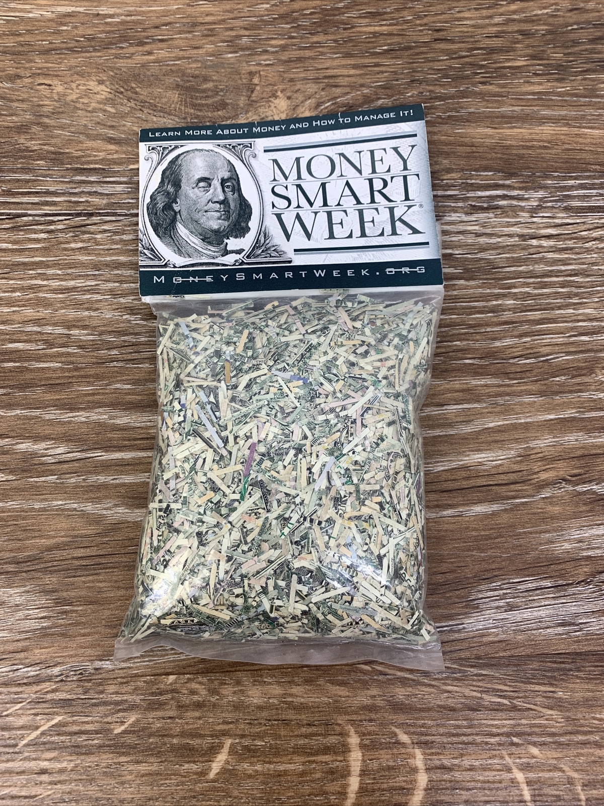 Money Smart Week Shredded Money Package Cool Gift Prank Idea NEW