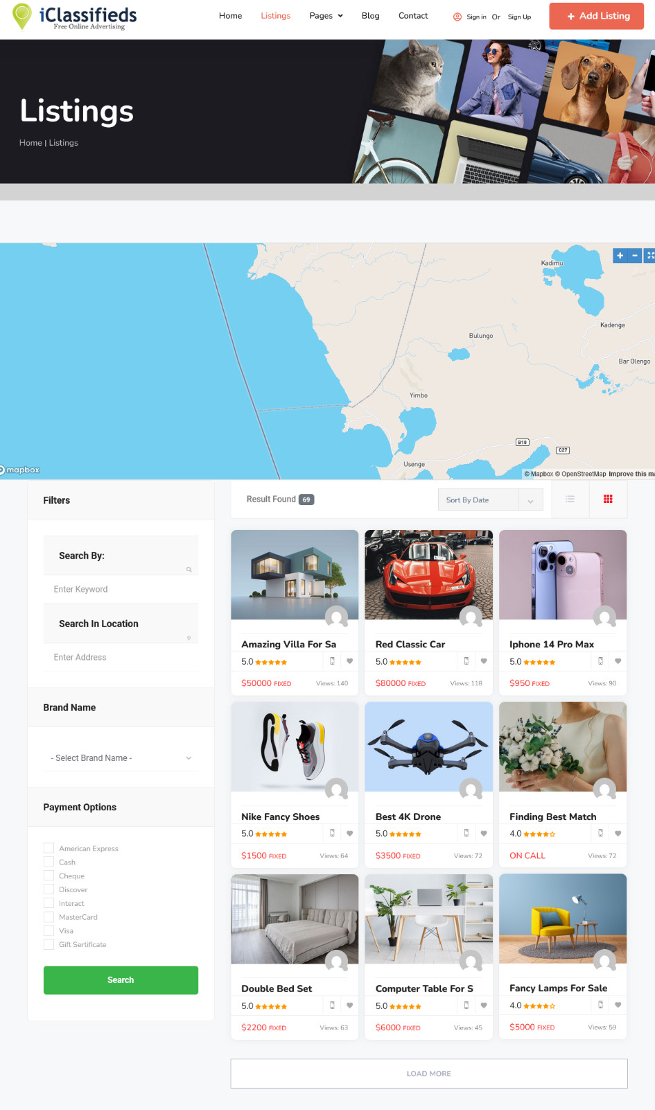 Premium Classified Ads Website | Business Listings Platform