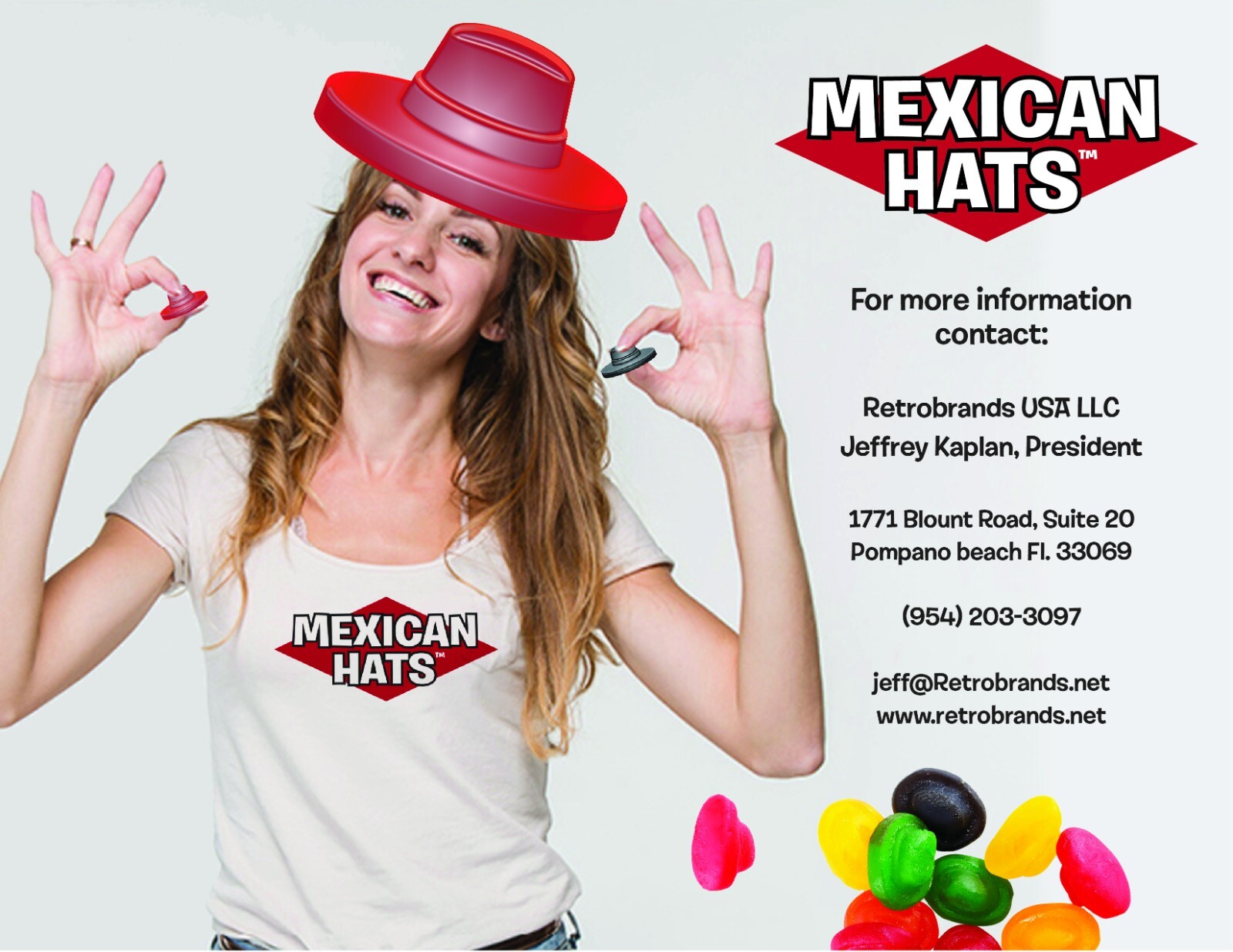 MEXICAN HATS-FAMOUS CANDY BRAND TRADEMARK FOR SALE OR LICENSE