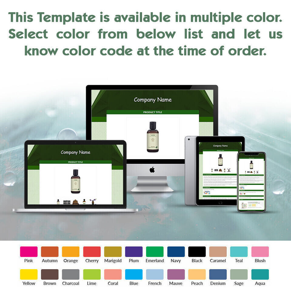 eBay Templates Mobile Responsive eBay Listing Auction Template 2019 Compatible