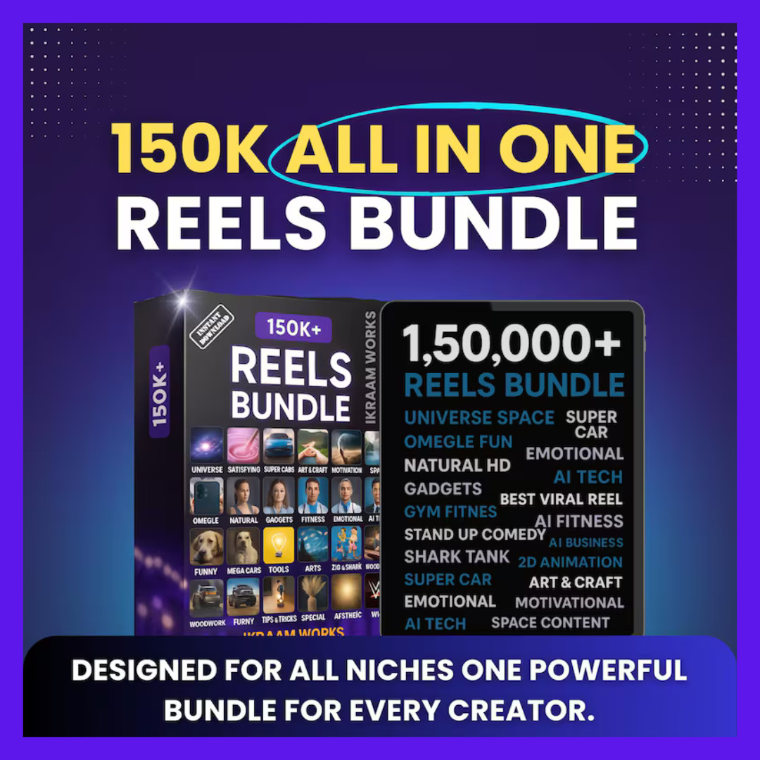 Resellable Digital Bundle: Planners, Ebooks, Reels & 100M+ Assets! ✨