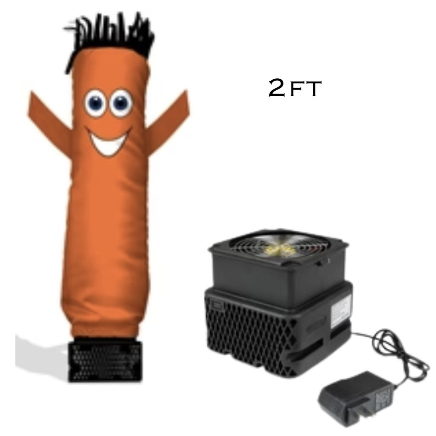 Mini inflatable tube man, comes INCLUDED with blower, 8 colors to choose