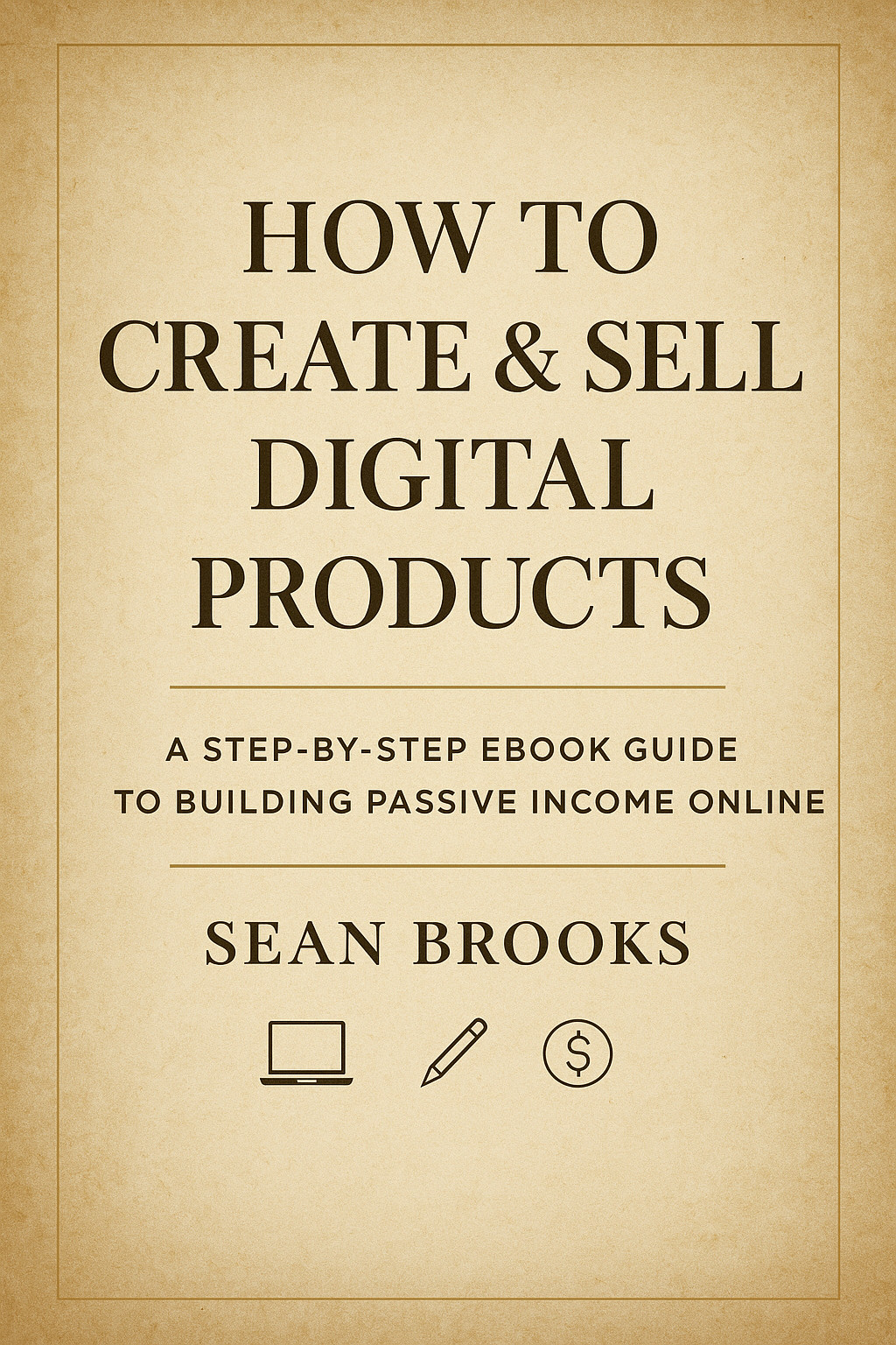 How to Create & Sell Digital Products eBook | Online Business & Passive Income