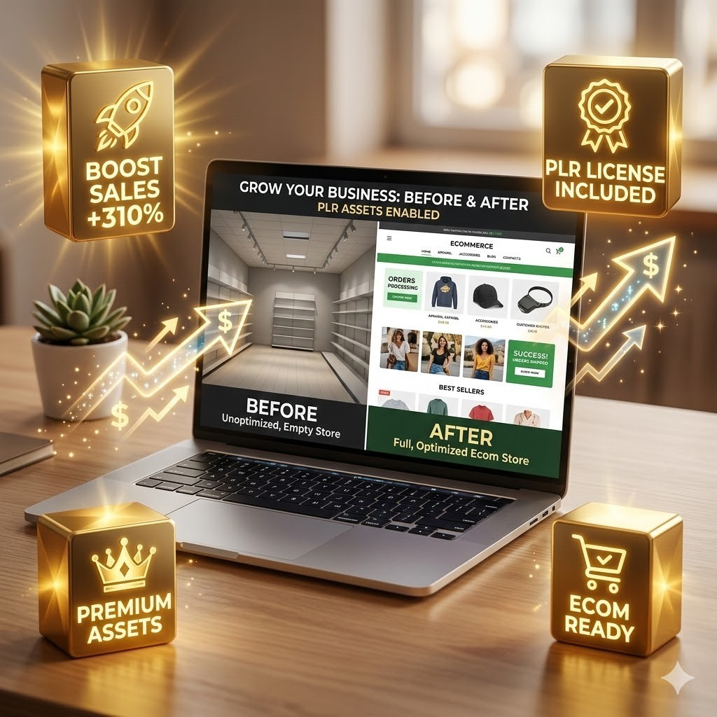 Ultimate Business & Design Assets Bundle (Photos, Templates, Graphics) – PLR