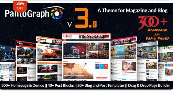 PantoGraph Theme for Blog and Magazine – WordPress News Site Theme