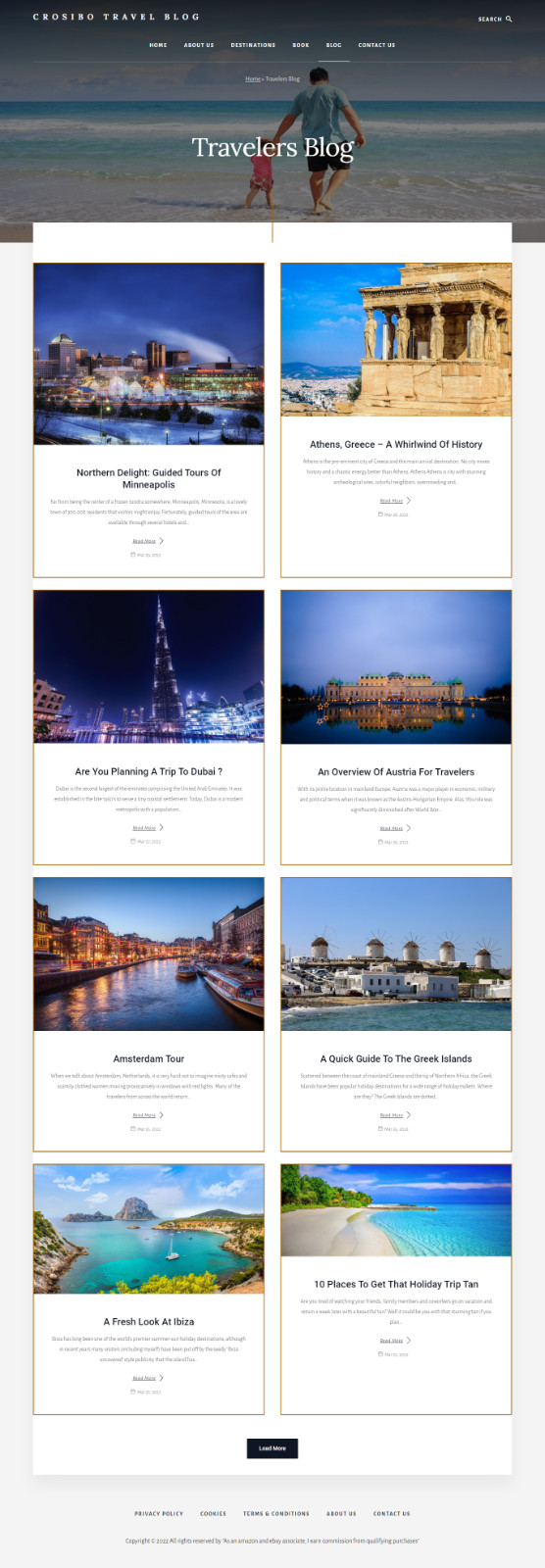 Special offer!-Ready Travel Website – Affiliate System- Ebay Partner & Affiliate